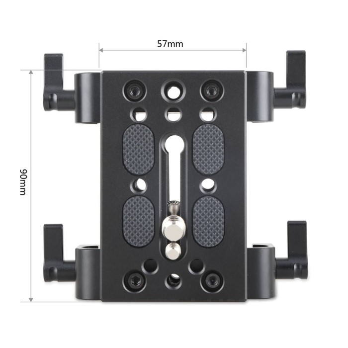 Płyta podstawowa SmallRig 1798 z podwójnym zaciskiem pręta 15 mm